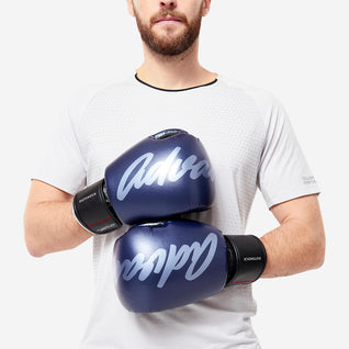 Gants de kick-boxing, muay-thaï - bleus, photo 10 of 6